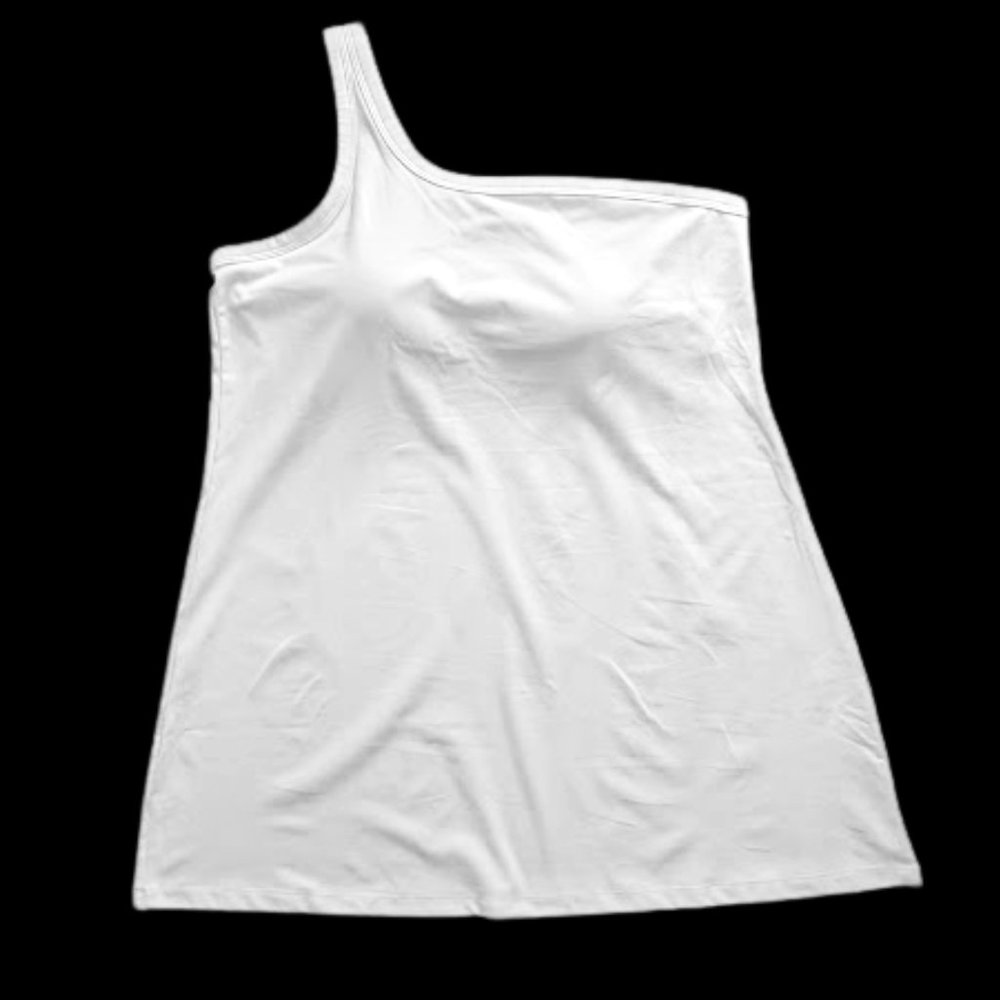 All In Motion Women's Active Wear Single Shoulder White Tank Top Size XL